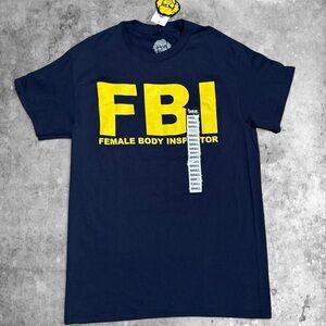 Spencer's Dark Blue FBI Graphic Tee